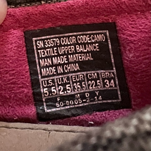 Ladies Realtree camouflage Bobs slip on shoes size  5.5 - Picture 7 of 8